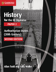Cover of the book History for the IB Diploma Paper 2 Authoritarian States (20th Century)