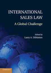 Cover of the book International Sales Law