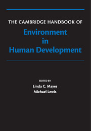 Couverture de l’ouvrage The Cambridge Handbook of Environment in Human Development