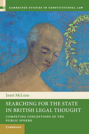 Couverture de l’ouvrage Searching for the State in British Legal Thought