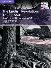 Couverture de l’ouvrage A/AS Level History for AQA The English Revolution, 1625–1660 Student Book