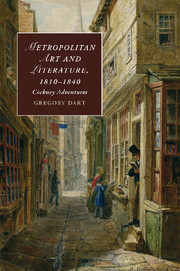 Couverture de l’ouvrage Metropolitan Art and Literature, 1810–1840