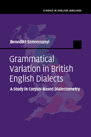 Cover of the book Grammatical Variation in British English Dialects