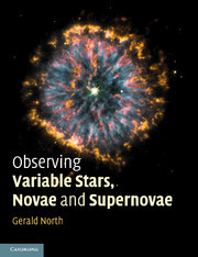 Couverture de l’ouvrage Observing Variable Stars, Novae and Supernovae