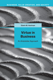 Couverture de l’ouvrage Virtue in Business