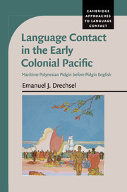 Couverture de l’ouvrage Language Contact in the Early Colonial Pacific