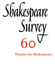 Couverture de l’ouvrage Shakespeare Survey: Volume 60, Theatres for Shakespeare