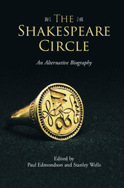 Couverture de l’ouvrage The Shakespeare Circle