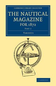 Couverture de l’ouvrage The Nautical Magazine for 1872, Part 2