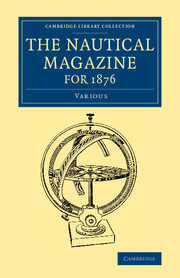 Couverture de l’ouvrage The Nautical Magazine for 1876