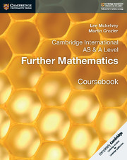 Couverture de l’ouvrage Cambridge International AS & A Level Further Mathematics Coursebook