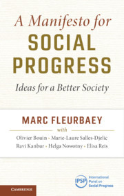 Couverture de l’ouvrage A Manifesto for Social Progress