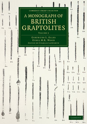 Couverture de l’ouvrage A Monograph of British Graptolites: Volume 2, Historical Introduction and Plates