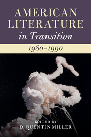 Couverture de l’ouvrage American Literature in Transition, 1980–1990
