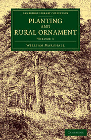 Couverture de l’ouvrage Planting and Rural Ornament: Volume 1