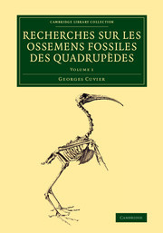Cover of the book Recherches sur les ossemens fossiles des quadrupèdes
