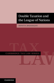 Couverture de l’ouvrage Double Taxation and the League of Nations