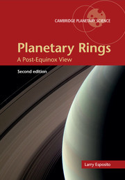 Couverture de l’ouvrage Planetary Rings