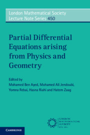 Couverture de l’ouvrage Partial Differential Equations Arising from Physics and Geometry