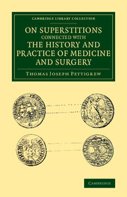 Couverture de l’ouvrage On Superstitions Connected with the History and Practice of Medicine and Surgery