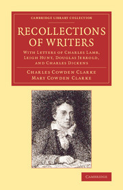 Couverture de l’ouvrage Recollections of Writers