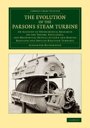 Couverture de l’ouvrage The Evolution of the Parsons Steam Turbine