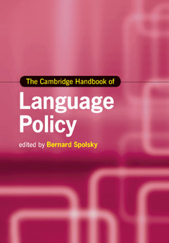 Cover of the book The Cambridge Handbook of Language Policy