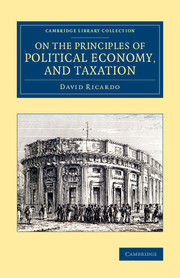 Cover of the book On the Principles of Political Economy, and Taxation