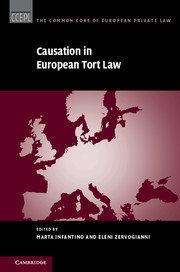 Couverture de l’ouvrage Causation in European Tort Law