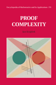 Couverture de l’ouvrage Proof Complexity