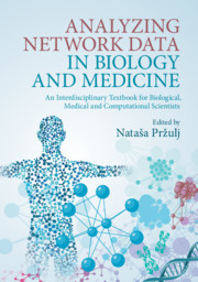 Cover of the book Analyzing Network Data in Biology and Medicine