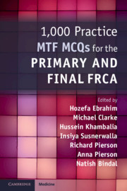 Cover of the book 1,000 Practice MTF MCQs for the Primary and Final FRCA