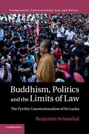 Couverture de l’ouvrage Buddhism, Politics and the Limits of Law