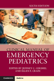 Couverture de l’ouvrage Clinical Manual of Emergency Pediatrics