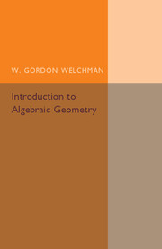 Couverture de l’ouvrage Introduction to Algebraic Geometry
