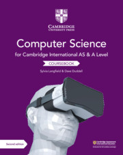 Couverture de l’ouvrage Cambridge International AS and A Level Computer Science Coursebook