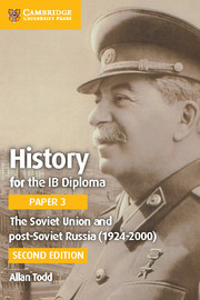 Couverture de l’ouvrage The Soviet Union and Post-Soviet Russia (1924-2000)