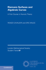 Couverture de l’ouvrage Riemann Surfaces and Algebraic Curves