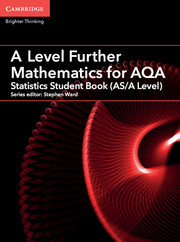 Couverture de l’ouvrage A Level Further Mathematics for AQA Statistics Student Book (AS/A Level)