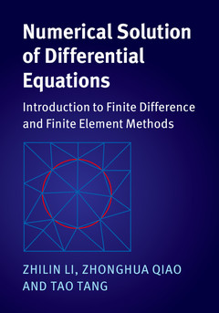 Couverture de l’ouvrage Numerical Solution of Differential Equations