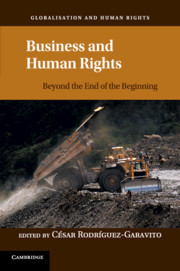 Couverture de l’ouvrage Business and Human Rights