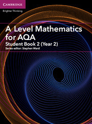 Couverture de l’ouvrage A Level Mathematics for AQA Student Book 2 (Year 2)