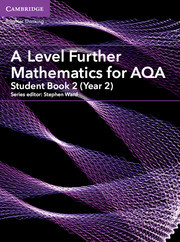 Couverture de l’ouvrage A Level Further Mathematics for AQA Student Book 2 (Year 2)