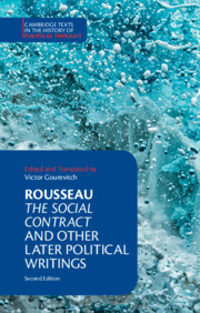 Cover of the book Rousseau: The Social Contract and Other Later Political Writings