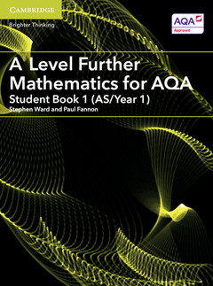 Couverture de l’ouvrage A Level Further Mathematics for AQA Student Book 1 (AS/Year 1)