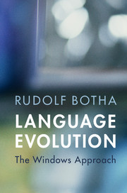 Couverture de l’ouvrage Language Evolution