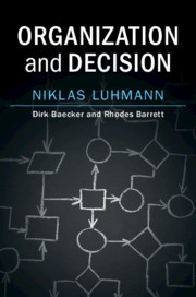 Cover of the book Organization and Decision