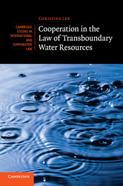 Couverture de l’ouvrage Cooperation in the Law of Transboundary Water Resources