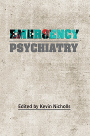 Couverture de l’ouvrage Emergency Psychiatry
