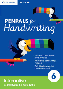 Couverture de l’ouvrage Penpals for Handwriting Year 6 Interactive